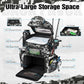Piscifun Fishing Tackle Backpack with Rod Holders & 4 Tackle Boxes, 42L Outdoor Fishing Bag with Waterproof Rain Cover