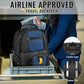 YOREPEK 18.4 Laptop Backpack, Large Backpacks with USB Charger Port, TSA Friendly Flight Approved Weekend Carry on Backpack with Luggage Strap for Men and Women, Roy Blue - Roamly