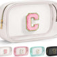 YOOLIFE Travel Clear Makeup Bag, Waterproof Toiletry Bags for Women, Cosmetic Bag, Preppy Stuff, Birthday Gifts for Women, Personalized White Mother Girlfriend Wife Gifts