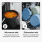 STOJO Collapsible Bowl 5 Set - Eucalyptus, 36oz - Reusable Silicone Bowl for Hot and Cold Food - Perfect for Travel, Meal Prep, To-Go Lunch, Camping & Hiking - Microwave & Dishwasher Safe