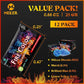 MEKER Fire Color Changing Packets - Fire Pit, Campfires, Outdoor Fireplaces, Bonfire - Magic Colorful Changing Fire - Perfect Fire Camping Accessories for Kids & Adults (12 Pack)