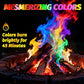 Magic Fire Color Changing Packets (8 Pack) for Fire Pits, Campfire, Bonfire & Outdoor Fireplace, Long Lasting, Vibrant, Non-Toxic Colored Rainbow Flames Camping Essentials & Accessories