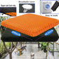 Plus Size Gel Seat Cushion for Long Sitting, Extra Large and Thick, Seat Cushion for Back, Sciatica, Hip, Tailbone Pain Relief , Used for the Office, Wheelchair, Car, Truck, Recliner, Stadium.(Orange)