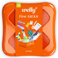 Welly First Aid Kit - Adhesive Flexible Fabric and Waterproof Bandages, Tape and Non-Stick Pads, Butterfly Strips, Single Use Ointments Triple Antibiotic and Hydrocortisone, and Ibuprofen - 130 Count
