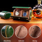 MR.OKAY 2 Watch Travel Case-Classic Leather Watch Case With Superb Texture.(Portable Watch Roll Or Organizer For Storage And Display).Festival Gift For Men, All Handcrafted By Artisans.