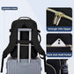 LOVEVOOK Travel Backpack for Women & Men 40L,Airline Approved Carry On Backpack Travel Essentials,TSA Carry on Luggage,Waterproof Personal Item Travel Bag,Suitcase with 3 Packing Cubes,Black-Black