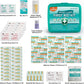 General Medi 420 Piece First Aid Kit, 6 Individual Boxes of 70 Items Each - Contains Premium Medical Supplies for Travel, Home, Office, Vehicle, Camping, Workplace & Outdoor (420 pcs, 6 Pack)