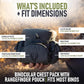 Binocular Harness Chest Pack - Lightweight Hunting Chest Rig with Rangefinder Pouch, MOLLE System Bino Harness for Bow Hunting, Tactical Chest Pack for Men, Veteran Owned Gear, Gray