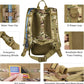 GENILU Tactical Hydration Backpack with 3L Water Bladder, Lightweight Molle Water Backpack Daypack for Men Women
