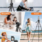 JOILCAN Phone Tripod Stand, 68" Tripod for iPad iPhone Tablet with Remote Universal Holder Carry Bag, Travel Aluminum Tripod for Video Recording Photos Vlogging Compatible with iPad Pro iPhone Camera