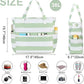 Waterproof Beach Tote Pool Bags for Women Ladies Extra Large Gym Tote Carry On Bag With Wet Compartment for Weekender Travel