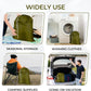 Laundry Bag with Locking Closure Drawstring – Extra Large Heavy Duty 100% Nylon, Large & Foldable Clothes Sack – Lightweight Dirty Laundry Organizer for Travel, Dorm, Gym – L 40" x H 50" (OLD GOLD)