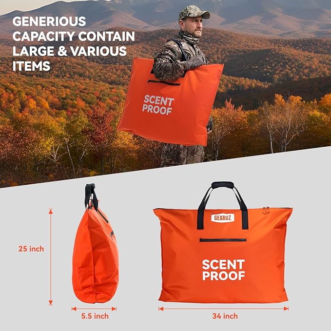 Scent Proof Bag & Deer Drag Sled - Buy Together to Save