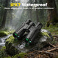 10x42 UHD Binoculars for Adults High Powered Waterproof Large View with Clear Vision & Compact Binocular Essentials for Hunting Camping Cruise Travel Bird Watching Sports
