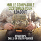 Binocular Harness Chest Pack - Lightweight Hunting Chest Rig with Rangefinder Pouch, MOLLE System Bino Harness for Bow Hunting, Tactical Chest Pack for Men, Veteran Owned Gear, MultiCam