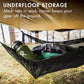 Tentsile Trillium Giant Hammock, The Original Tree Tent Company, 3 Adult Capacity, Anti-Roll, Central Hatch, Ratches and Straps Included, Designed in The UK (3 Person, Black Mesh)