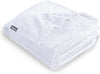 Bare Home Textured Fleece Blanket - Twin/Twin Extra Long - Ultra-Soft Lightweight for Bed, Sofa, and Couch - Luxury Microplush - Cozy Warm Blanket (Twin/Twin XL, Chevron White)