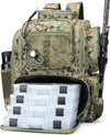 WANOON Fishing Backpack, Ttackle Bag,with Tackle Boxes. Large Fishing Bag Strong Materials