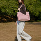 BAGSMART Tote Bag for Women, Lightweight Puffy Tote Bag with Compartments Shoulder Bag Handbag for Travel, Work, Gym,