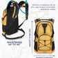 National Park Foundation 18L Hydration Backpack with 2 Liter Hydro Water Bladder Bag, Lightweight Daypack for Cycling, Hiking, Running, Climbing, for Men Women Kids