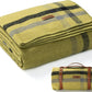 100% Wool Blanket, 62" x 86", Warm, Thick, Washable, Military Wool Blanket, Great for Camping, Outdoors, Sporting Events, Survival Kits
