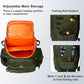 N NEVO RHINO Fishing Tackle Backpack with Rod Holders, 40L Large Fishing Bag with Waterproof Rain Cover,Outdoor Tackle Bag