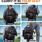 Fishing Backpack with Tackle Boxes and Rod Holders, Fishing Bag wtih Fishing Lure Kit Water-resistant Sling Tackle Bag Store Gear and Equipment, Bait Gifts for Men Woman Anglers-Camo Backpack