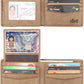 Wallet for Men-Genuine Leather RFID Blocking Bifold Stylish Wallet With 2 ID Window