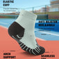 Compression Sport Running Socks: Athletic Socks for Men Women with Cushion,3 Pairs Work Hiking Basketball Ankle Socks