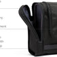 TUMI - Alpha Hanging Travel Kit - Toiletries and Cosmetics Organizer - Travel Essentials Bag with Hooks & Pockets - Black