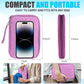 Travel Cable Organizer Bag, Electronics Organizer Tech Pouch with Double Layers for Cords, Chargers, Phone, Earphones, USBs, SD Cards - Travel Essentials Portable Waterproof Tech Pouch
