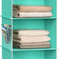 Simple Houseware 5 Shelf Hanging Closet Organizer, Turquoise