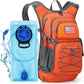Maelstrom Hydration Hiking Backpack with 2L/3L Water Bladder, High Flow Bite Valve Camping Daypack Lightweight