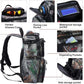 Sougayilang Fishing Tackle Backpack Waterproof Tackle Bag Storage with 4 Trays Tackle Box
