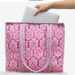 Cotton Quilted Tote Bag for Women – Large Beach & Travel Tote with Zipper, Reusable Grocery Bag