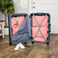 Large Compression Packing Cubes for Travel-Packing Cube Luggage Organizers 7 Piece Set for Checked Luggage-Ultralight, Expandable/Compression Bags by TRIPPED Travel Gear (Dusty Rose) - Roamly