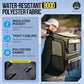PLUSINNO Fishing Backpack with Rod Holders Tackle Box, 42L Large Water-resistant Fishing Tackle Bag Store Fishing Gear