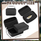EVA Hard Case with Customizable Foam Protective EVA Carrying Case Shockproof Outdoor for Camera, Digital Products, Electronic Instruments with Knife(Black,13.5 x 9.8 x 5.5inch)