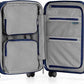 Traveler's Choice Pagosa Hardshell Expandable Luggage with Spinner Wheels, Navy, 22-Inch Carry-on