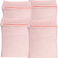 4-Piece Pink Medium Durable Organic Cotton Mesh Laundry Bags with Sturdy Zippers and Breathable Mesh are Delicate Laundry Bags for Underwear, Clothes, Pants and Socks