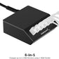 SABRENT Premium 60 Watt (12 Amp) 6 Port Aluminum Family Sized Desktop USB Rapid Charger.[UL Certified ] Smart USB Charger with Auto Detect Technology [Black] (AX-FLCH-B)