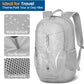 ZOMAKE Ultra Lightweight Packable Backpack 25L, Foldable Hiking Backpacks Water Resistant Small Folding Daypack for Travel(Sliver Grey)