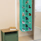 SIMPLE HOUSEWARE Hanging Closet Organizers 24 Section Shoe Shelves, Turquoise