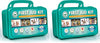 General Medi 150 Pieces Hardcase First Aid Kit - First Aid Box Contains Premium Medical Supplies for Travel, Home, Office, Vehicle, Camping, Workplace & Outdoor (Pack of 2)