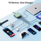 320W USB C Charger Block, 10-Port USB C Charging Station GaN III PD 65W PC Laptop Fast Charger Adapter for MacBook Pro/Air, DELL, iPad, iPhone, Samsung Galaxy (Green)