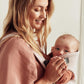 BabyBjörn Baby Carrier Mini, 3D Jersey, Light Beige | Newborn Carrier (7-25 lbs), Ergonomic, Easy-to-Use