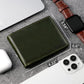 Mens Wallet Bifold Genuine Leather RFID Blocking Wallet for Men with 1 ID Windows 13 Card Holders 2 cash pockets 1 Gift Box