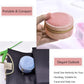TAIMY Plush Velvet Travel Jewelry Box, Round Mini Travel Jewelry Case for Women Girls, Portable Mini Jewelry Travel Organizer Boxes for Rings Earrings Necklaces Bracelets(Ocean Blue)