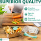 Everusely - Bento Box - Green, 27oz / 0.8 L - Stainless Steel Lunch Box with Leakproof Condiment Container - 3 Compartment Snack Organizer for On the Go Meals - Freezer & Dishwasher Safe