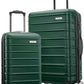 Samsonite Omni 2 Hardside Expandable Luggage with Spinner Wheels, 2-Piece Set (19/24), Emerald Green